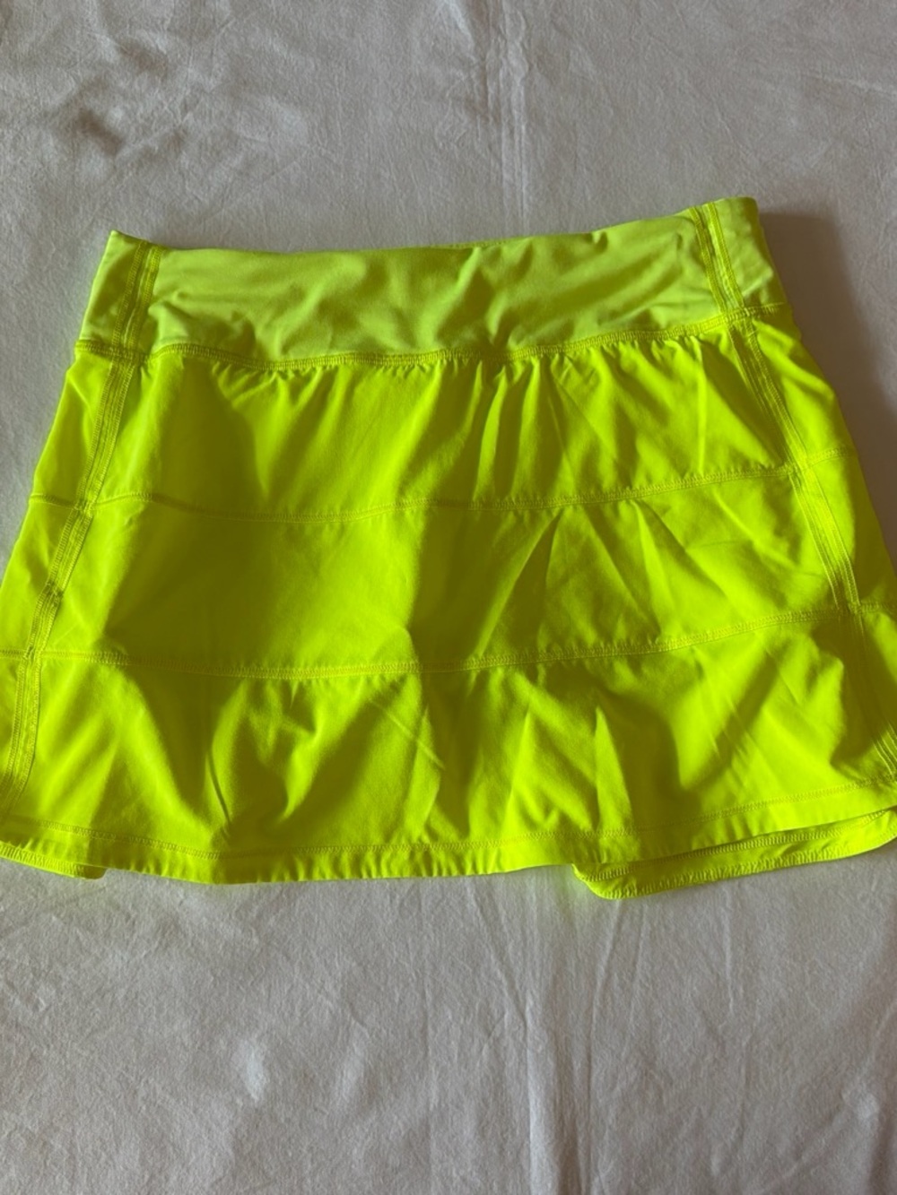 lululemon athletica Neon Yellow Athletic Skort